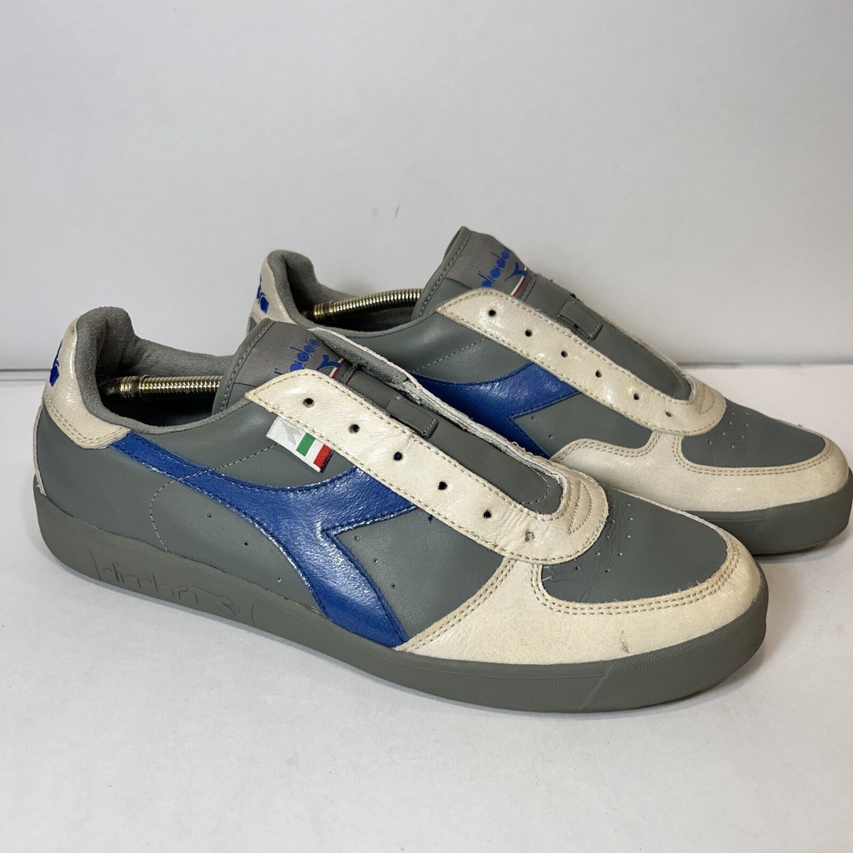 Diadora Shoes Men's Low Blue Gray Sneakers Casual Italy