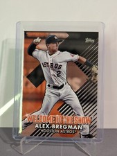 2022 Topps Series 1 - Welcome to the Show Black #WTTS-29 Alex Bregman /299
