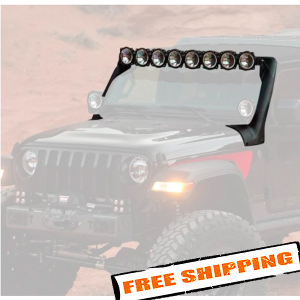 KC HiLiTES Gravity Pro6 LED Light Bar Kit for 18-21 Wrangler JL
