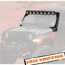 KC HiLiTES Gravity Pro6 LED Light Bar Kit for 18-21 Wrangler JL / Gladiator JT