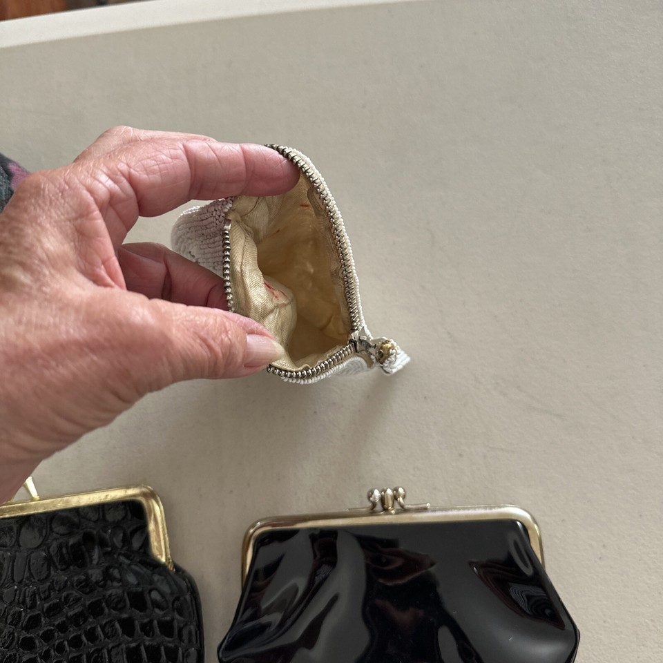 4 Vintage Change Purses eBay