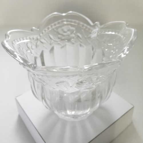 Studio Nova Votive Candleholder Floral Lace Clear Crystal Style# QQ002/610 New - Picture 4 of 6