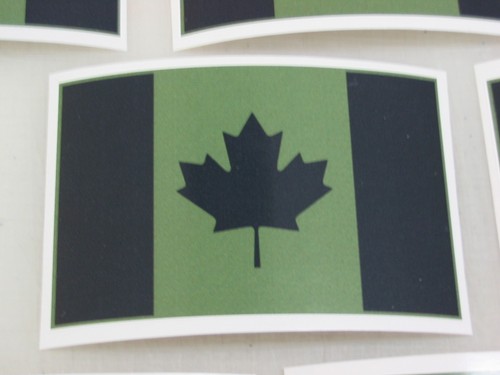 8 OD CANADA FLAG Sticker Decal LOT 4 Window Truck suv Wholesale Military Camo - Bild 2 von 2