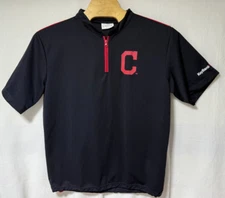 Cleveland Indians Men’s XL Pullover 1/4" Zipper Jacket - SGA KeyBank