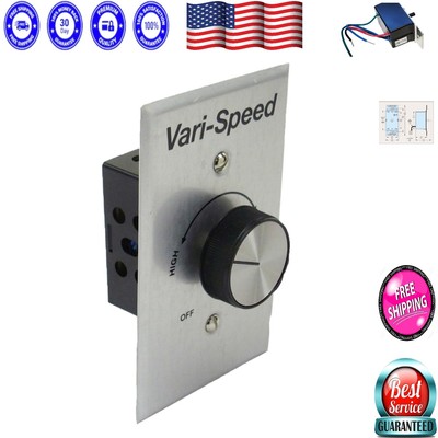 6.0 Max Amp 115V Solid State Motor Controller for Fans, Blowers, and Ventilators