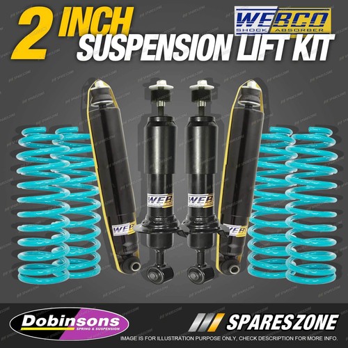 2" 50mm Foam Cell Lift Kit Shocks Dobinsons Coils for Nissan Pathfinder R51 - Picture 2 of 2