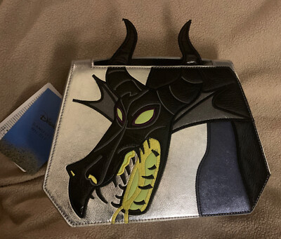 Danielle Nicole Disney Sleeping Beauty Maleficent Dragon Crossbody Clutch NWT