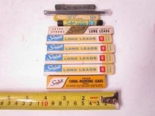 Vintage  Scripto Pencil Leads Sticks Replacement Lot Of 10 Packages! Display!