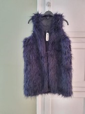 Womens Faux Fur Gilet Size M