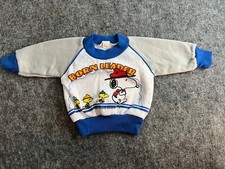 Vtg Woodstock Baby Sweatshirt 0-6 Months born Leader Snoopy Baby Fair 80  s  90