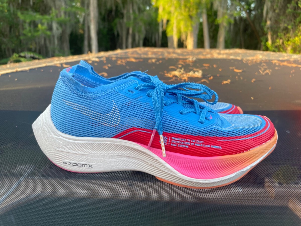 スパイク・シューズ Zoom X Vaporfly Next% 2 \"Light Blue Red\" Nike ZoomX VaporFly NEXT% 2 Blue-Red Running Shoes Men's