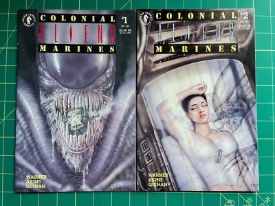 DARK HORSE ALIENS COLONIAL MARINES #1,2 1993