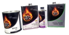 High Teck HFP250 GM 8555 Ebony Black Basecoat Paint , 7000 Clearcoat & Reducer