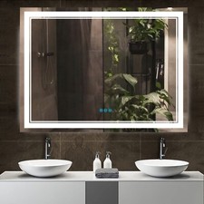 48x 36 inch Bathroom mirror, LED Mirror with 3 Color Modes, Smart Vanity Mirror