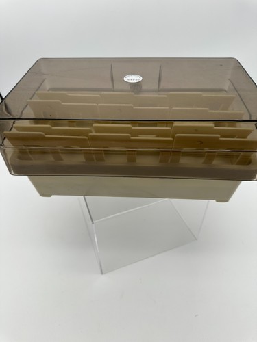 Vintage Personal 3 1/2" Diskette Storage Lockable DS-120L Original Case 3.5" - Afbeelding 7 van 8