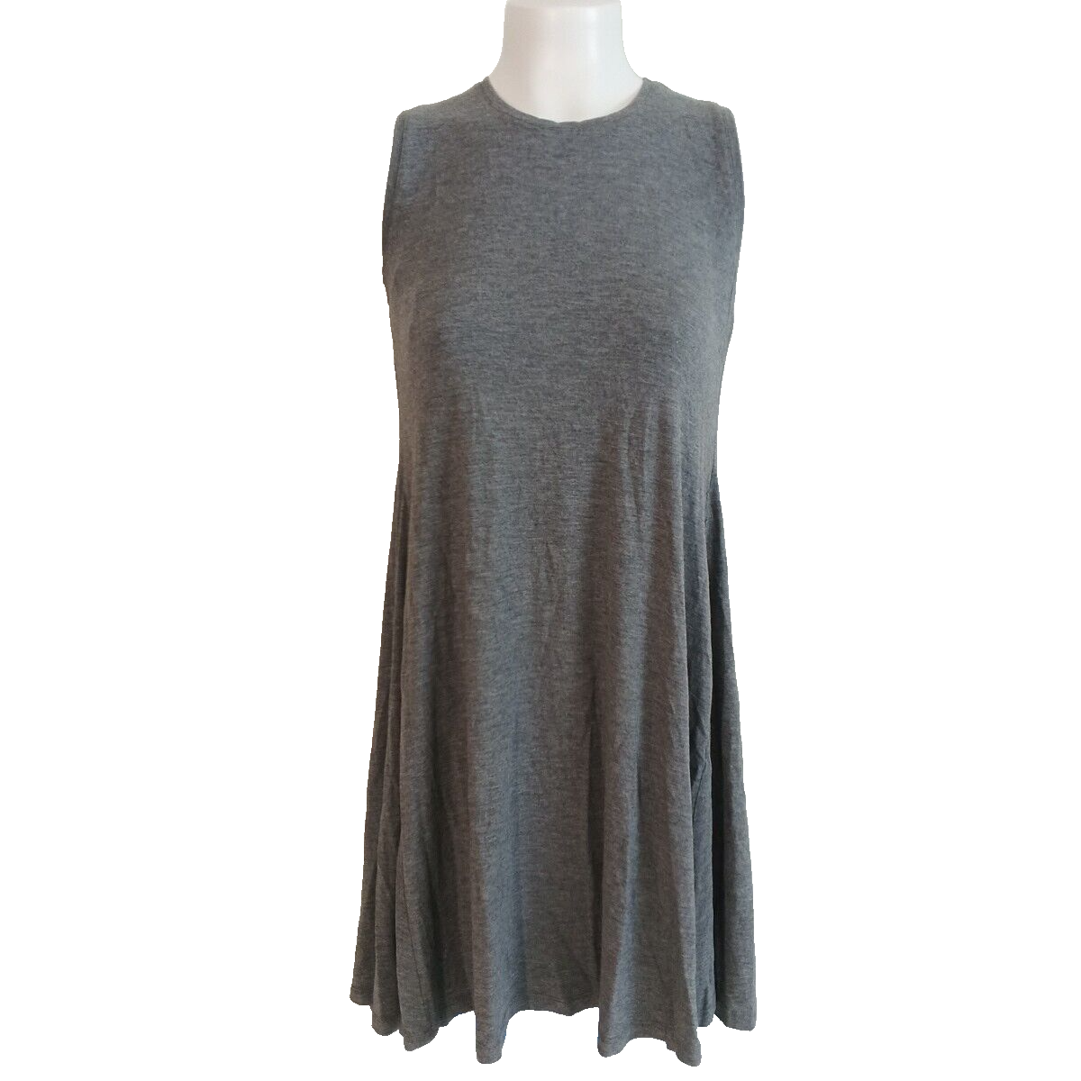 NWT style &co tank dress Petite SMALL Flared knee length gray Rayon casual | eBay NWT style &co tank dress Petite SMALL Flared knee length gray Rayon casual | eBay