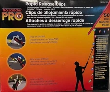 CHRISTMAS LIGHTS OUTDOOR CLIPS NO LADDER PRO RAPID RELEASE 50 CLIPS PER BOX