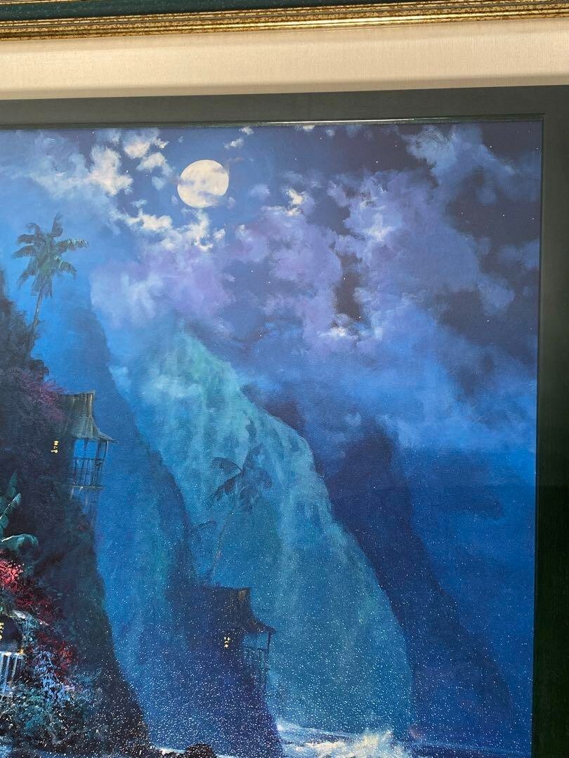 ２１５７❣️　James Coleman Night Paradise James Coleman Night Paradise 1997 Original Giclee on Canvas
