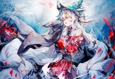 Anime Girls Moyu Marginal Arknights Skadi  Gaming Mat Desk 49656