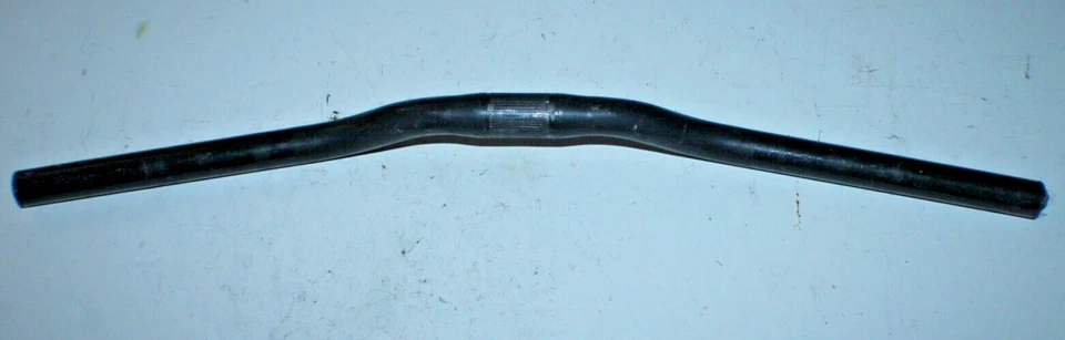 Manillar MTB 25,5/22,2 mm 60 cm 1" barra elevadora híbrido acero negro envío rápido a EE. UU. Foto 2 de 4