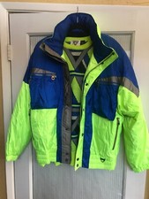 Vtg 90s~head Tyrolia Skiwear~women Celtech Insulated Ski Jacket/sweater Set, Med