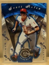 SCOTT ROLEN 1997 Totally Certified Platinum Blue  #112 Phillies 0628/1999 RC
