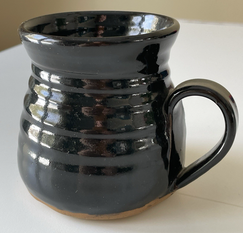 Tazza da caffè in ceramica Pitty Ugly Pottery Art Silly Face made in Gallese vintage anni 70 - Foto 6 di 16