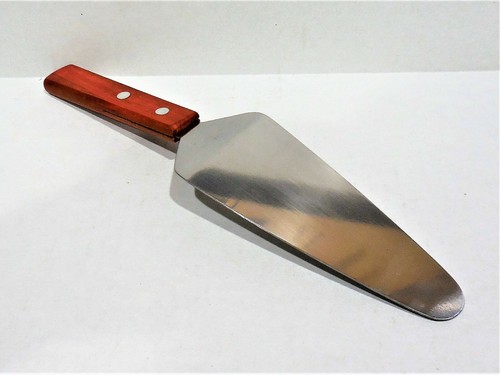 Servizio Pizza-Dessert con Manico in Legno, Lama in Acciaio Inox (9,6 x 2,5") - Foto 9 di 10