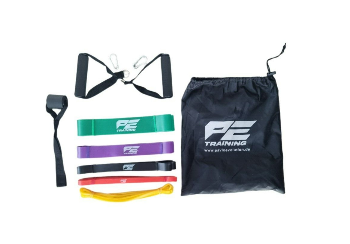 Trainingsbänder Set mit Tasche Resistance Band Fitnessband Widerstandsbänder