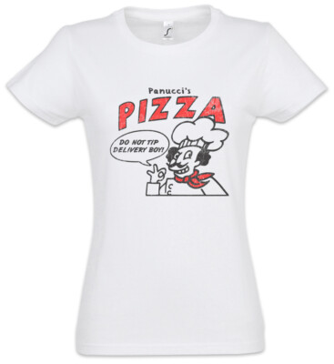 Panucci's Pizza Damen T-Shirt Italy Maker Fire Pizzeria Fun Love Addiction
