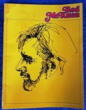 ROD McKUEN - 32 PAGE CONCERT PROGRAM BOOKLET - 8 1/2" X 11" - 1975