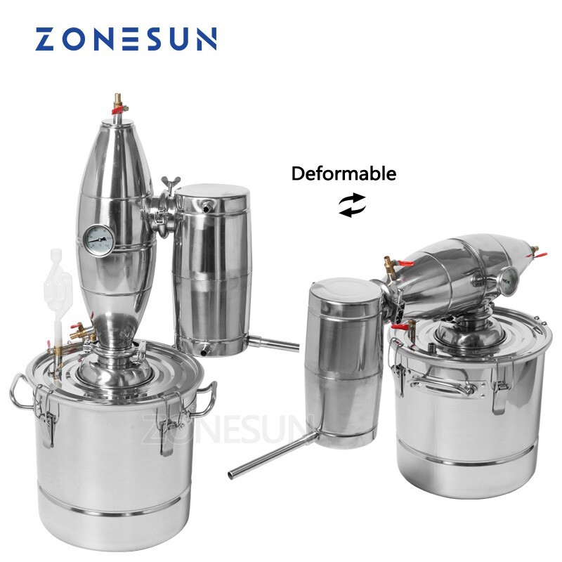 ZONESUN DF-H50 50L Wine Brewing Device Alcohol Distiller Wine Maker