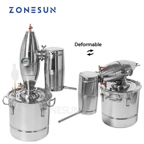 ZONESUN DF-H50 50L Wine Brewing Device Alcohol Distiller Wine Maker