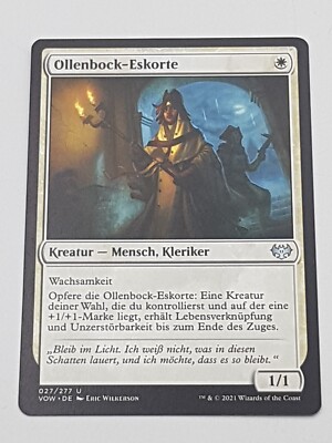 Magic the Gathering Ollenbock-Eskorte Innistrad: Blutroter Bund NM
