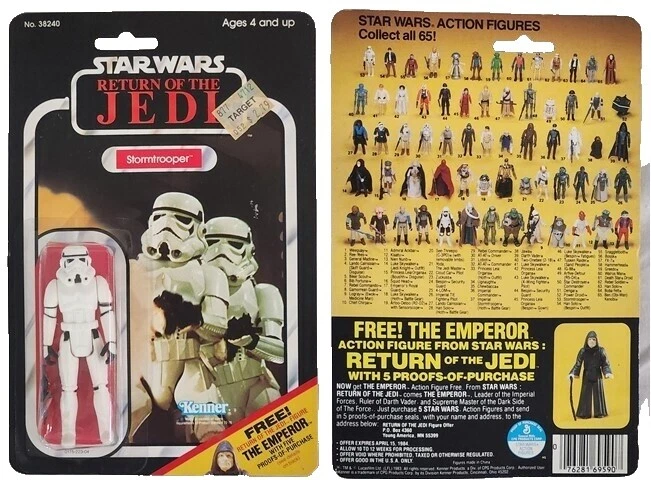 Figuras de acción de plástico Kenner Luke Skywalker y accesorios