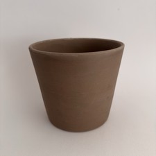 Ikea Mandel Dark Brown Plant Pot - 4” Tall - 4.5” Top Diameter