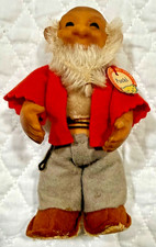 Steiff Original Pucki 5" Gnome Dwarf Rubber Mohair W/Tag