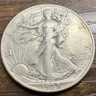 1938 Walking Liberty Silver Half Dollar Actual Coin Below Value