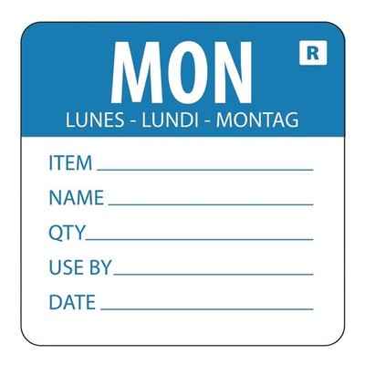 Vogue Farbcodesticker Montag (500 Stück)