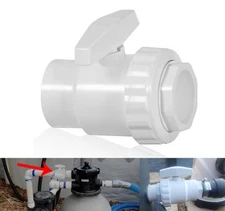 For Hayward Pool Pump, Filter SP0722S PVC 1-1/2" Slip 2-Way Trimline Ball Valve