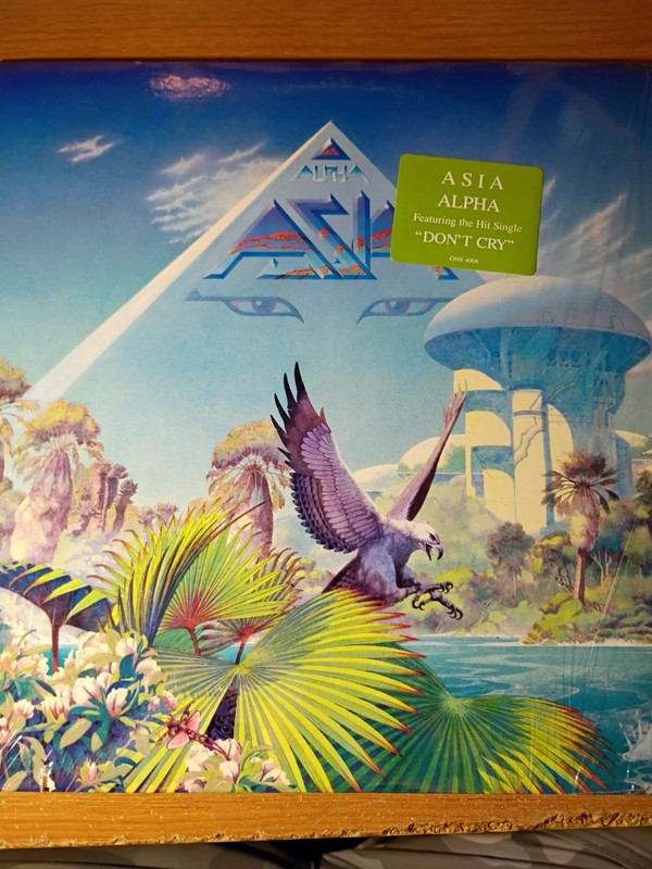 Asia Alpha Vinyl LP 1983 First Press by Geffen