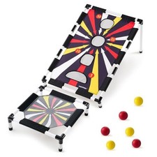Seenelling Toss and Bounce Game Set Spring Toss Bounce Ball Game Include 6