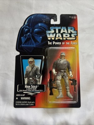 Kenner Star Wars HAN SOLO in HOTH GEAR Power Of The Force 3.75  Figure 1995 POTF