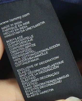 Chaqueta azul para mujer Tommy Hilfiger talla 18 de encaje Foto 3 de 4