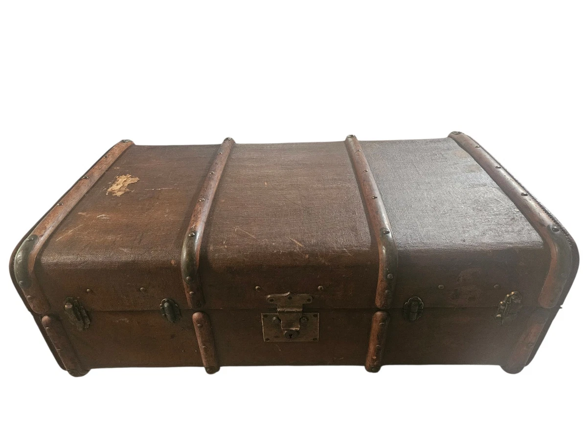 Canvas Antique Trunks and Chests for sale | eBay
