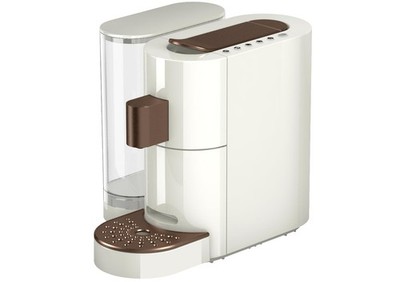 K-FEE TWINS II SINGLE SERVE COFFEE AND ESPRESSO MACHINE - WHITE BRONZE