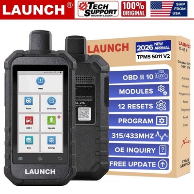 LAUNCH Creader TPMS 5011 V2 TPMS Relearn Sensor Programming Diagnostic Tool