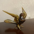 VTG Mid Century Hand Blown Murano Art Glass Pheasant Bird Gorgeous Heavy No Chip