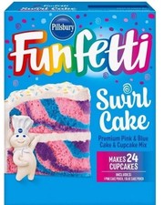 Pillsbury Funfetti Swirl Cake Mix - 15.25Oz