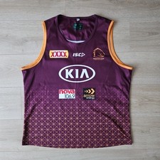 Brisbane Broncos Trainingsweste Singlet Trikot NRL Rugby League 4XL